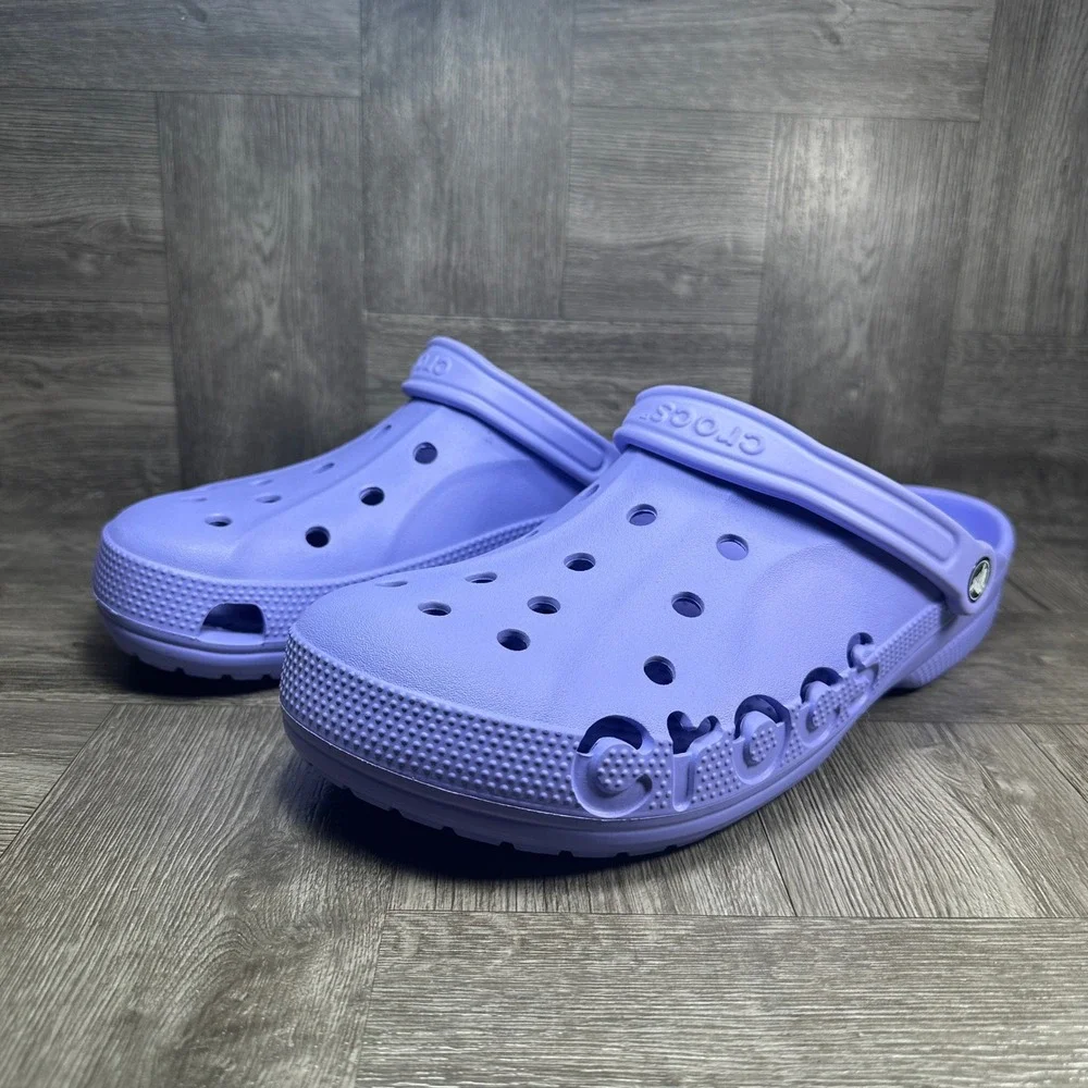 Crocs Baya Clog Mens 11 Purple Moon Jelly Slip On Comfort NEW